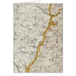 Topographic and Glacial Map of New Hampshire 2 Card