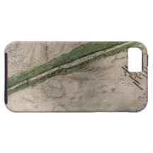 Topographical chart of the battlefield of the Litt iPhone 5 Covers