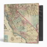Topographical Railroad and County Map, California 3 Ring Binders