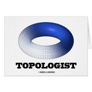 Topologist (Blue Toroid) card