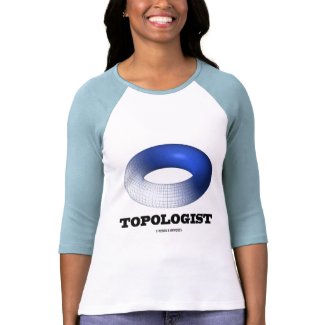 Topologist (Blue Toroid) shirt