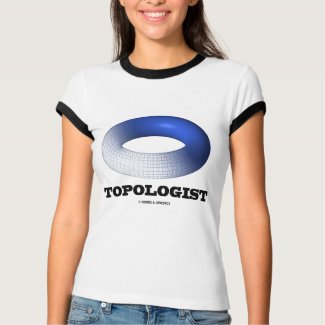 Topologist (Blue Toroid) shirt