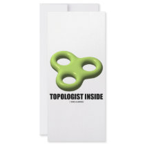 Topologist Inside (Toroid) Full Color Rack Card