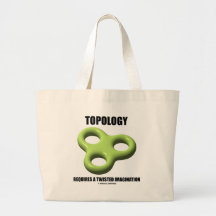Topology Requires A Twisted Imagination (Toroid) Tote Bag