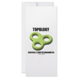 Topology Requires A Twisted Imagination (Toroid) Customized Rack Card