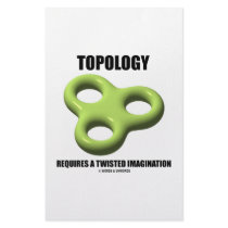 Topology Requires A Twisted Imagination (Toroid) Personalized Stationery