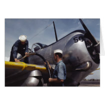 Topping Off The Tanks, 1942 Card