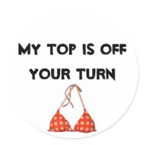 Tops off stickers