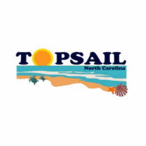 Topsail Beach. photo sculptures
