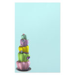 Topsy Turvy Cake stationery