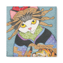 Tora Oiran Magnet magnets