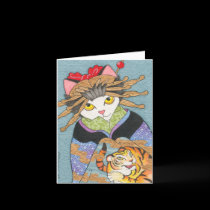 Tora Oiran Notecard
