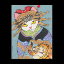Tora Oiran Postcard