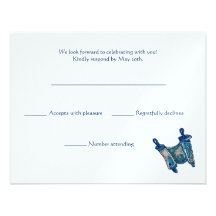 Torah Classic RSVP Card Custom Invitations