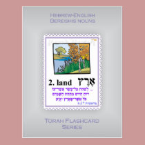 Torah Flashcards Series - Bereishis Nouns postcards