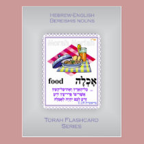 Torah Flashcards Series - Bereishis Nouns postcards