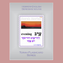 Torah Flashcards Series - Bereishis Nouns postcards