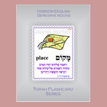 Torah Flashcards Series - Bereishis Nouns postcards