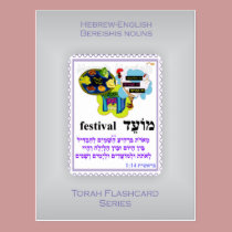 Torah Flashcards Series - Bereishis Nouns postcards