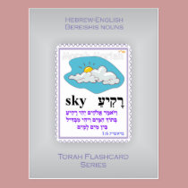 Torah Flashcards Series - Bereishis Nouns postcards