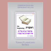 Torah Flashcards Series - Bereishis Nouns postcards