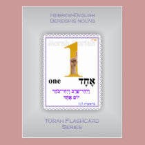 Torah Flashcards Series - Bereishis Nouns postcards