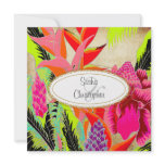Torch Ginger+heliconia/Luau Wedding Personalized Announcements