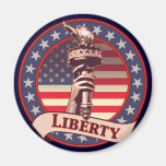 Torch of Liberty Refrigerator Magnet