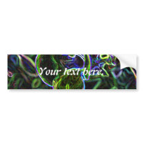 Torenia Edited Bumper Sticker