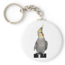 Tori the majestic cockatiel key chains