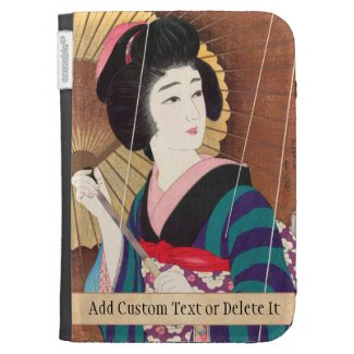 Torii Kotondo Twelve Aspects of Women, Rain Kindle Keyboard Cases