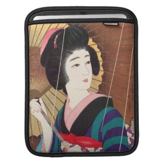 Torii Kotondo Twelve Aspects of Women, Rain iPad Sleeves