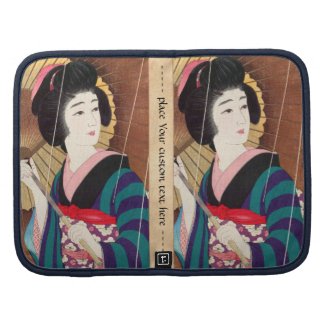 Torii Kotondo Twelve Aspects of Women, Rain Folio Planner