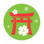 Torii (orange &amp; green) tee shirt