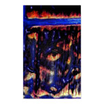 Tormented Abstract Art Canvas Print