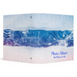 Torn Blue Floral Binders