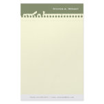 Torn Edge Holes Personalized Stationery
