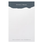 Torn Edge Stationery Design