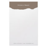 Torn Edge Stationery Design