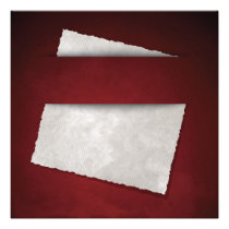 Torn paper Invitation invitations