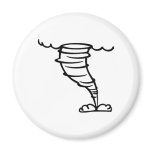 Tornado Refrigerator Magnets