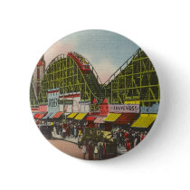 Tornado Roller Coaster - Coney Island NY /The Bobs Pinback Buttons