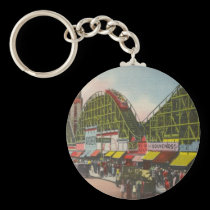 Tornado Roller Coaster - Coney Island NY /The Bobs keychains