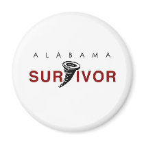 Tornado Survivor Fridge Magnets