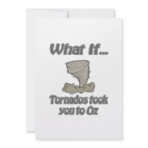 Tornado to Oz Invitation
