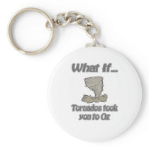 Tornado to Oz Keychain