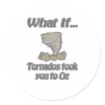 Tornado to Oz Stickers