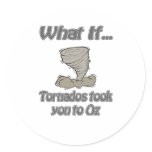 Tornado to Oz Stickers