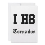 tornados custom invitation