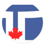 Toronto, Canada Round Stickers